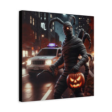 Load image into Gallery viewer, Halloween Canvas Wall Art, Spooky Mummy Decor, Perfect for Fall Home Decoration, Haunted House Vibes, Unique Gift Idea
