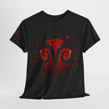 Load image into Gallery viewer, Aries Heart Tee, Unisex Heavy Cotton T-Shirt, Astrology Gift, Birthday Present, Graphic Tee, Casual Wear, Unique Design
