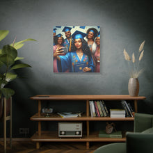 Load image into Gallery viewer, Graduation Celebration Canvas Print, Gift for Graduates, Wall Art for Graduation Parties, Matte Canvas Decor, Unique Grad Gift
