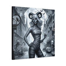 Load image into Gallery viewer, Canvas Print - Halloween Capricorn Astrology Mummy
