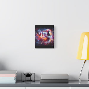 Cosmic Virgo Canvas Art, Zodiac Wall Decor, Astrology Gift for Her, Spiritual Home Decor, Artistic Virgo Print