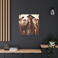 Load image into Gallery viewer, Graduation Canvas Print, Inspirational Wall Art for Graduates, Home Decor, Gift for Her, College Graduation, Motivational Decor
