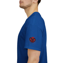 Load image into Gallery viewer, Aries Heart Tee, Unisex Heavy Cotton T-Shirt, Astrology Gift, Birthday Present, Graphic Tee, Casual Wear, Unique Design
