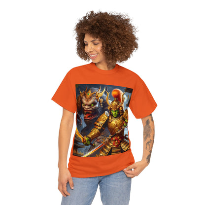 Samurai Pisces (2) Unisex Heavy Cotton Tee