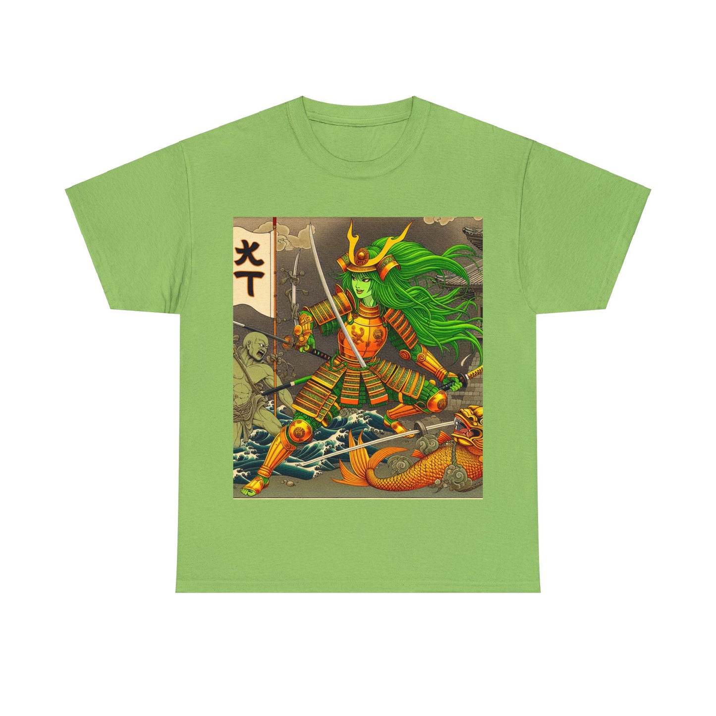 Samurai Pisces (F4) Unisex Heavy Cotton Tee