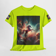 Load image into Gallery viewer, Sagittarius Galactic Unicorn Tee - Unisex Cotton T-Shirt for Cosmic Lovers, Fantasy Fans, Trendy Apparel, Astral War Merch, Gift for All Occasions
