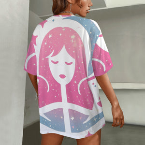 Libra Round Neck Loose T-Shirt