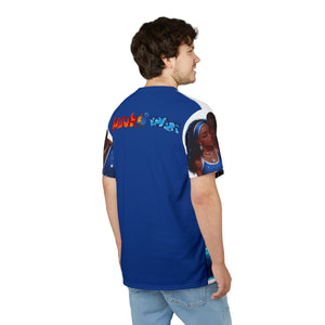Cosmic Aquarius Love Unisex Cut & Sew Tee – Star & Moon Design