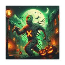 Load image into Gallery viewer, Spooky Halloween Wall Art Canvas, Mummy Decor for Fall, Halloween Party Decoration, Frightening Home Decor, Unique Gift Idea

