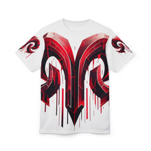 Load image into Gallery viewer, Bold Aries Graphic Tee, Unisex Cut &amp; Sew Top, Astrology Shirt, Zodiac Fashion, Unique Gift for Birthday Celebrations
