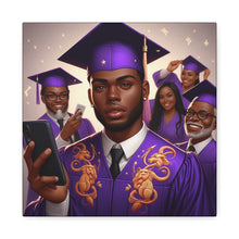 Load image into Gallery viewer, Celebrate Graduation with Custom Matte Canvas Art, Graduation Gift, Home Decor, Wall Art, Unique Graduation Keepsake
