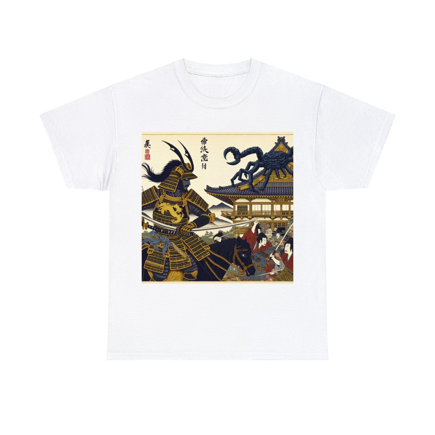 Samurai Scorpio (3) Unisex Heavy Cotton Tee