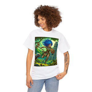 Aquarius Aztec (F2) Unisex Heavy Cotton Tee