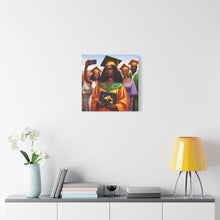 Load image into Gallery viewer, Graduation Canvas Art, Celebratory Wall Decor, College Graduation Gift, Personalized Room Decoration, Unique Art for Graduates
