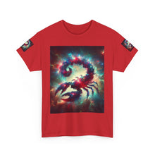 Load image into Gallery viewer, Cosmic Scorpion Tee | Unisex Heavy Cotton Tee | Astrowar Graphic Tees | Space Lover Apparel | Unique Astrology Shirt | Gift for Star [...]
