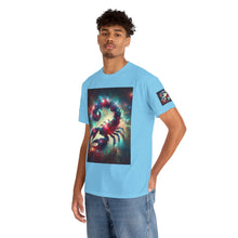 Load image into Gallery viewer, Cosmic Scorpion Tee | Unisex Heavy Cotton Tee | Astrowar Graphic Tees | Space Lover Apparel | Unique Astrology Shirt | Gift for Star [...]
