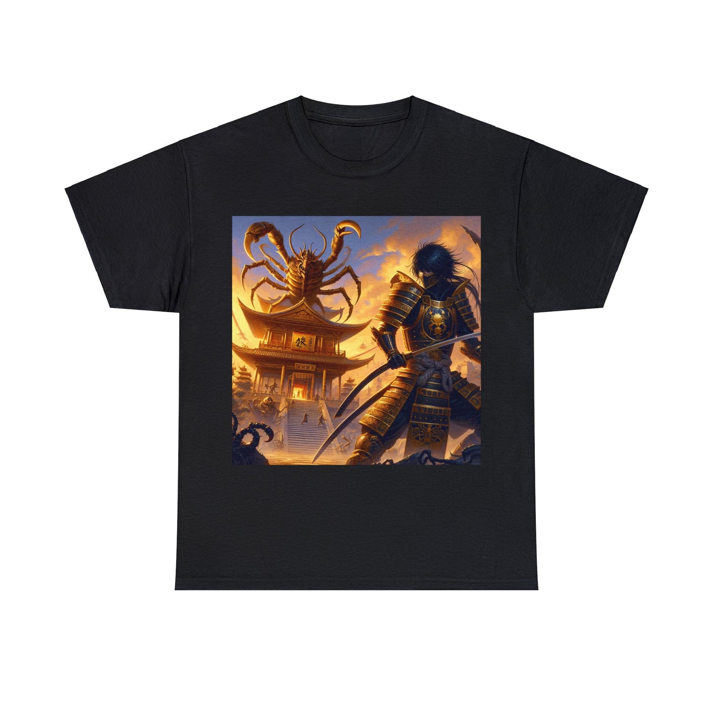 Samurai Scorpio (4) Unisex Heavy Cotton Tee