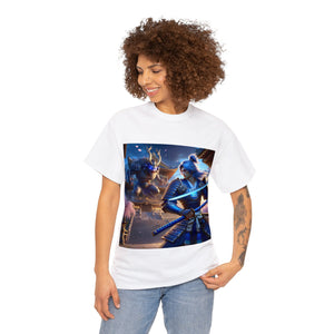 Samurai Aquarius (4) Unisex Heavy Cotton Tee