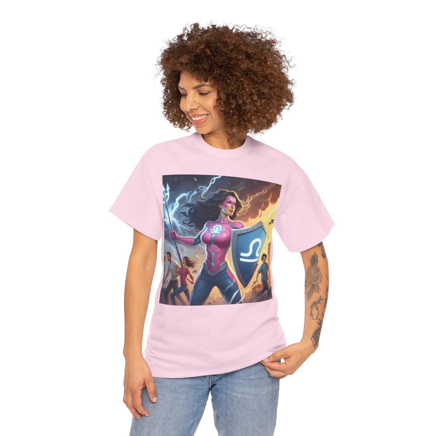 Libra Mother's Day (3) Unisex Heavy Cotton Tee