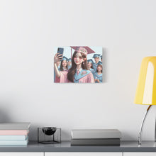 Load image into Gallery viewer, Graduation Canvas Print, Inspirational Wall Art, Personalized Gift, College Decor, Graduation Celebration
