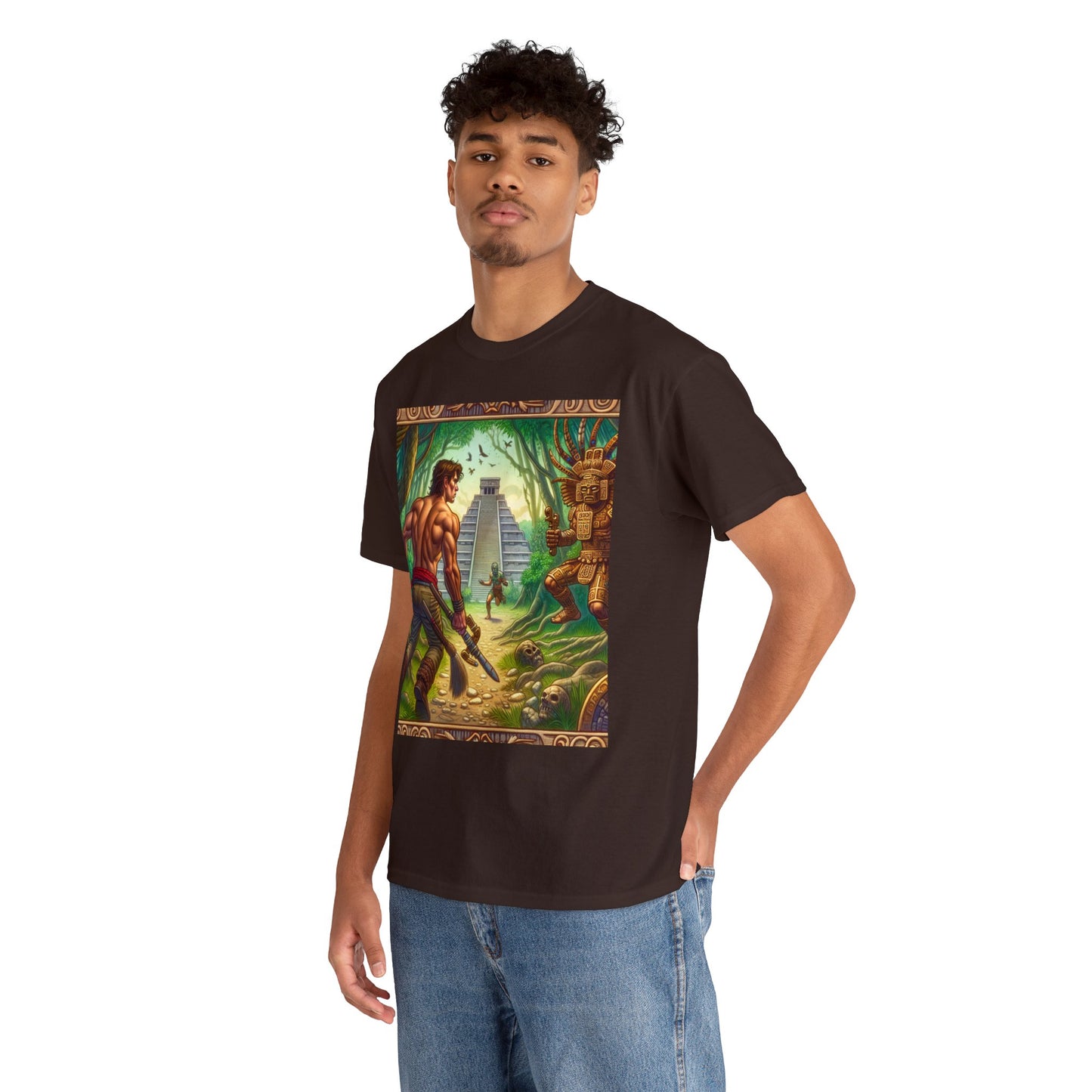 Virgo Aztec (2) Unisex Heavy Cotton Tee