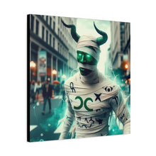 Load image into Gallery viewer, Canvas Print: Halloween Taurus Mummy
