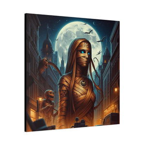 Canvas Print - Halloween Virgo Astrology Mummy