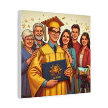 Load image into Gallery viewer, Graduation Canvas Wall Art, Family Celebration Decor, Gift for Graduates, Home Decoration, Personalized Memory
