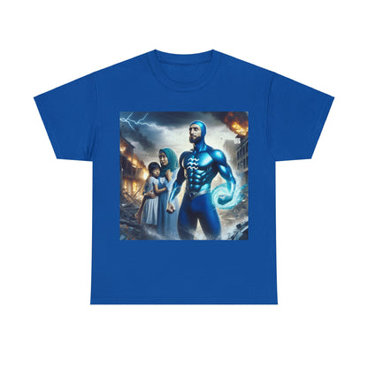 Aquarius Father's Day (6) Unisex Heavy Cotton Tee