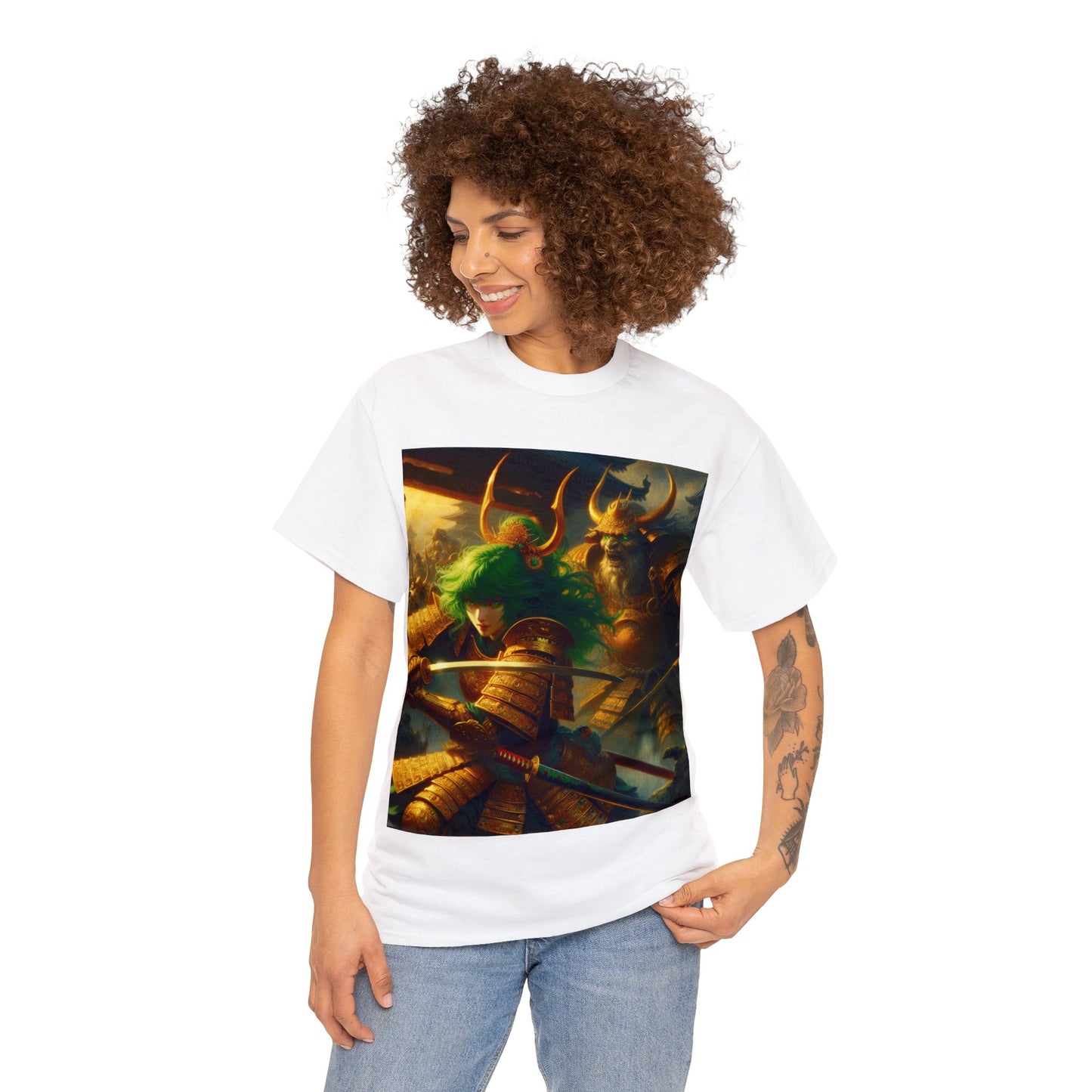 Samurai Taurus (F4) Unisex Heavy Cotton Tee