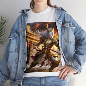 Samurai Cancer (3) Unisex Heavy Cotton Tee