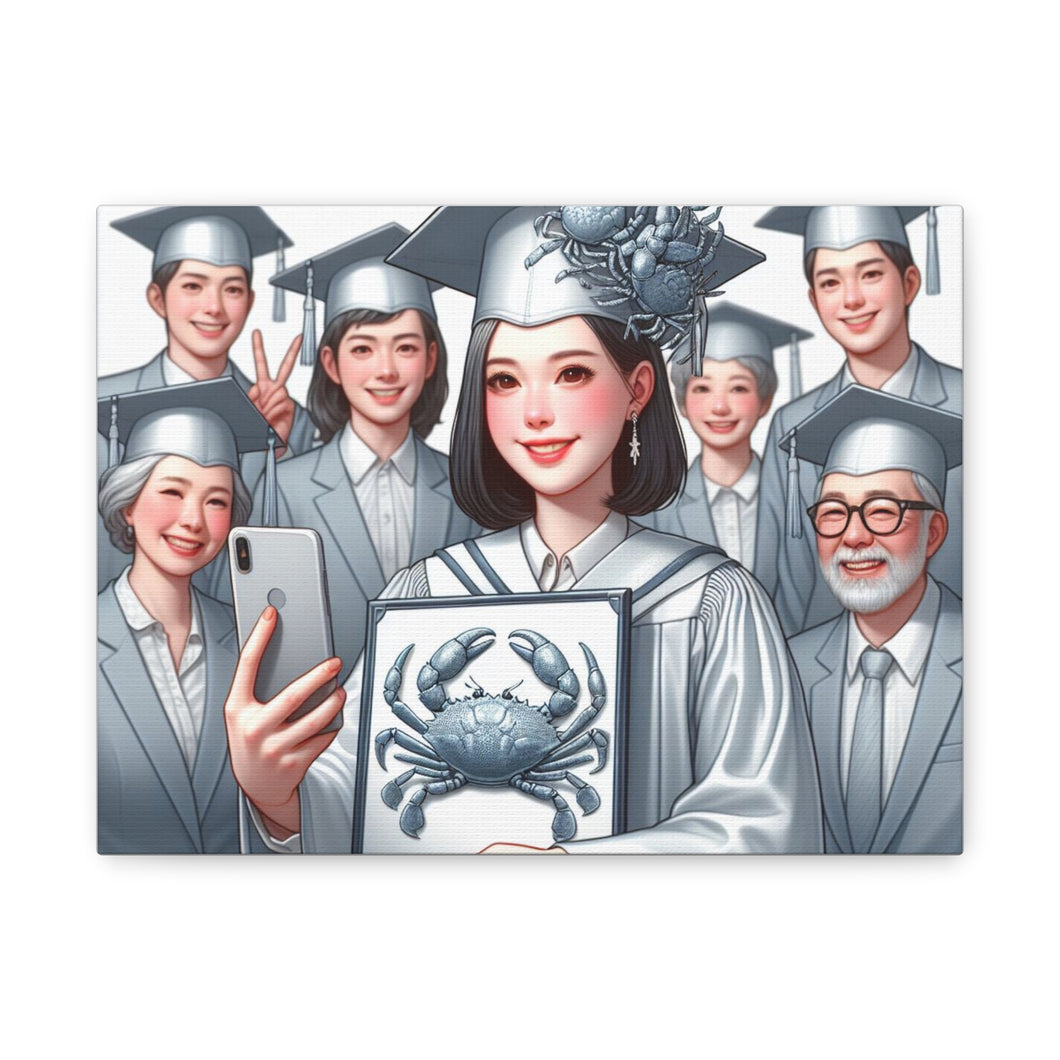 Graduation Canvas Art, Celebratory Wall Decor, Gift for Grads, Personalized Graduation Art, Unique Grad Gift