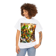 Load image into Gallery viewer, Samurai Pisces (F3) Unisex Heavy Cotton Tee
