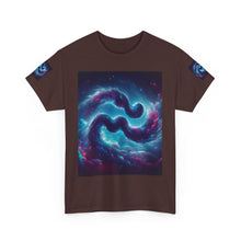 Load image into Gallery viewer, Aquarius Galaxy Themed Unisex Heavy Cotton Tee, Cosmic T-Shirt, Sci-Fi Apparel, Unique Space Graphic Tee, Gifts for Star Wars Lovers, Trendy [...]

