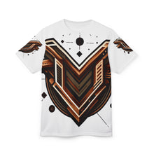 Load image into Gallery viewer, Geometric Art Unisex Tee, Trendy Graphic Shirt, Modern Apparel, Unique Gift for Him/Her, Casual Wear for Any Occasion
