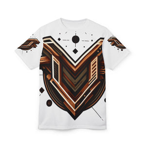 Geometric Art Unisex Tee, Trendy Graphic Shirt, Modern Apparel, Unique Gift for Him/Her, Casual Wear for Any Occasion