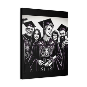 Graduation Canvas Wall Art, Matte Canvas Print for Celebrations, Unique Gift for Graduates, Custom Decor, Memorable Keepsake