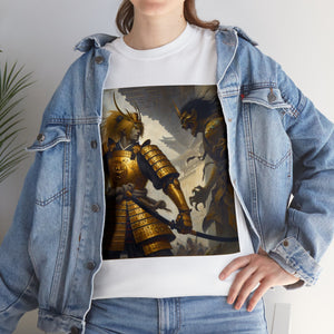 Samurai Leo (2) Unisex Heavy Cotton Tee