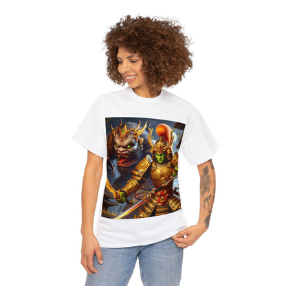 Samurai Pisces (2) Unisex Heavy Cotton Tee