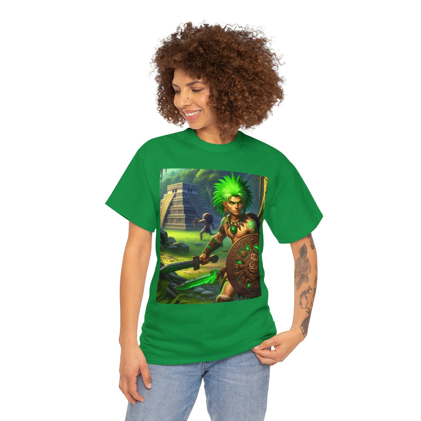 Taurus Aztec (3) Unisex Heavy Cotton Tee