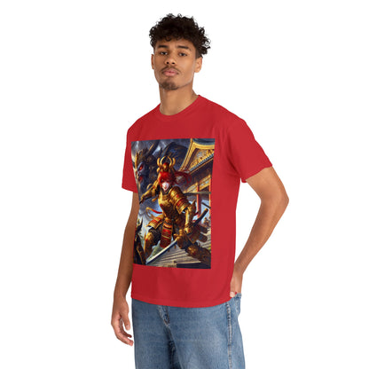 Samurai Aries (F3) Unisex Heavy Cotton Tee