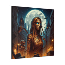 Load image into Gallery viewer, Canvas Print - Halloween Virgo Astrology Mummy
