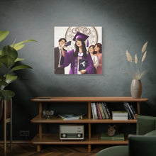 Load image into Gallery viewer, Graduation Canvas Art Print, Perfect Gift for Graduates, Wall Decor for Celebration, Home Office Decoration, Unique Graduation Gift
