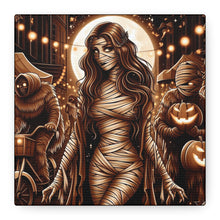 Load image into Gallery viewer, Canvas Wall Art: Halloween Virgo Astrology Mummy
