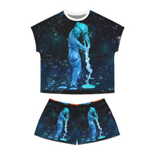 Load image into Gallery viewer, Aquarius Women&#39;s Short Pajama Set (AOP)
