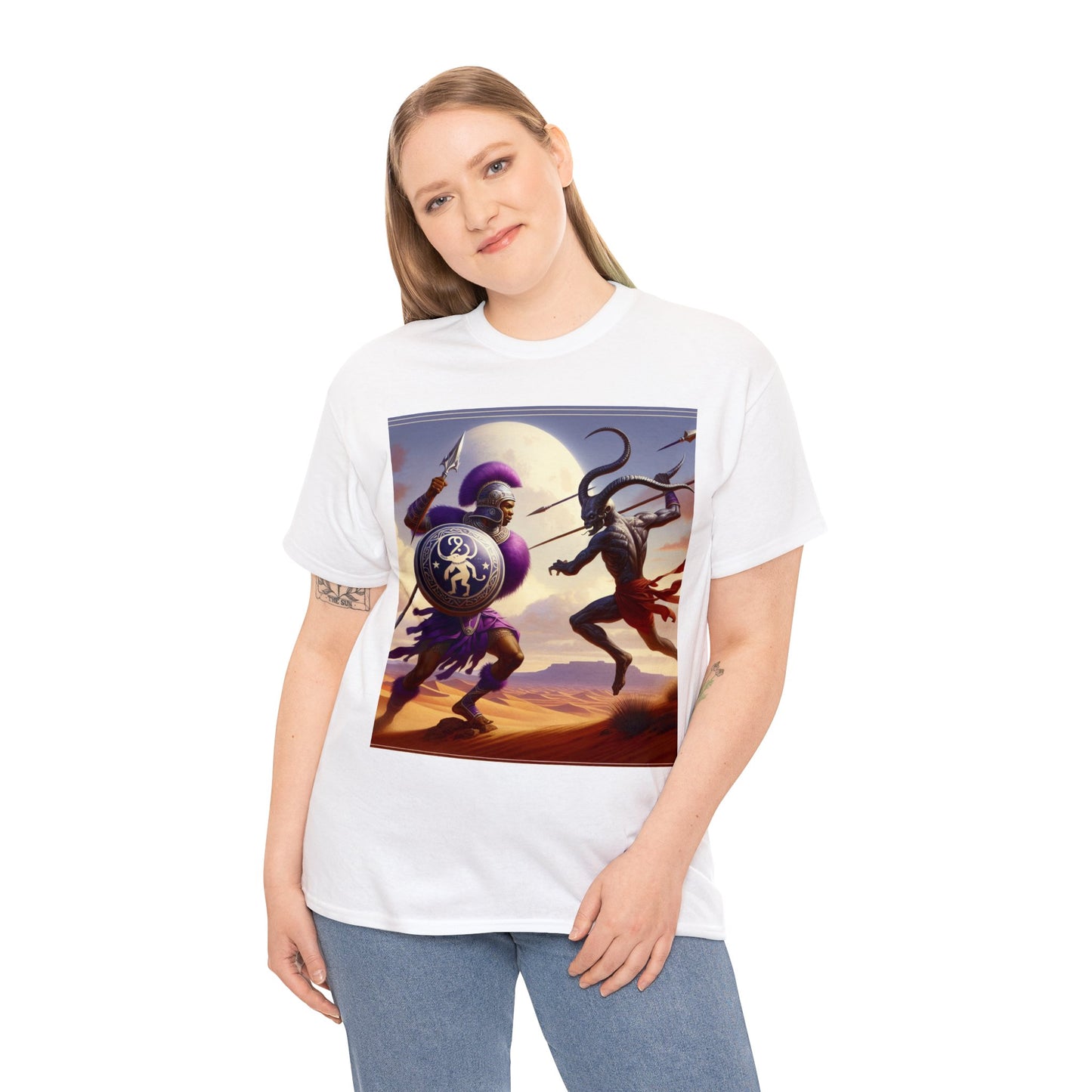 Sagittarius Zulu (4) Unisex Heavy Cotton Tee