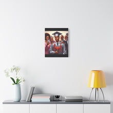 Load image into Gallery viewer, Graduation Celebration Canvas Art, Family Portrait, Graduation Gift, Wall Decor, Home Decoration, College Graduation
