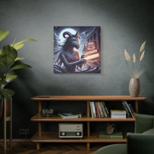 Load image into Gallery viewer, Canvas Print - Halloween Capricorn Astrology Mummy
