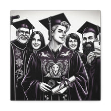 Load image into Gallery viewer, Graduation Canvas Wall Art, Matte Canvas Print for Celebrations, Unique Gift for Graduates, Custom Decor, Memorable Keepsake
