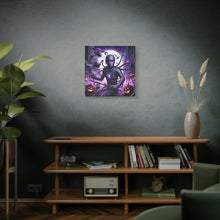 Load image into Gallery viewer, Ninja Halloween Wall Art, Frightening Home Decor, Glow-in-the-Dark Canvas
